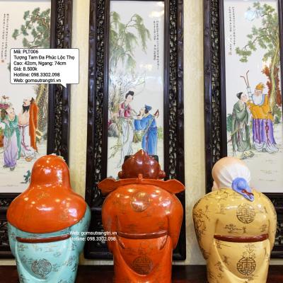 TƯỢNG TAM ĐA PHÚC LỘC THỌ 3 MẦU